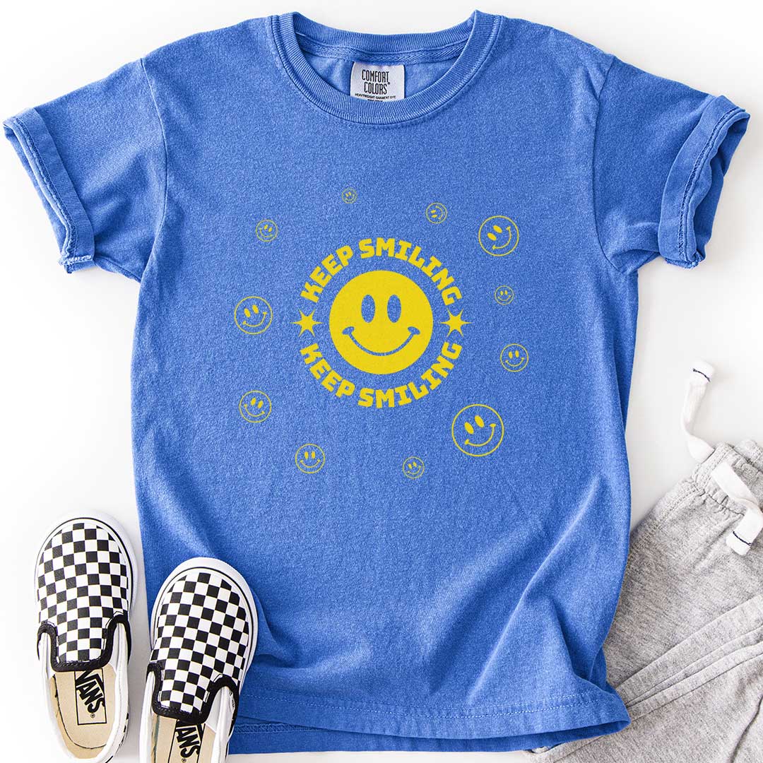 Keep Smiling Youth Tee for Happy Little Trendsetters