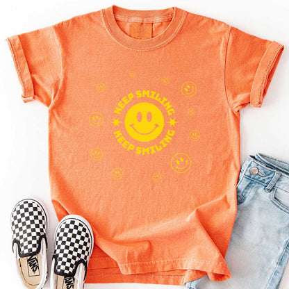 Keep Smiling Youth Tee for Happy Little Trendsetters