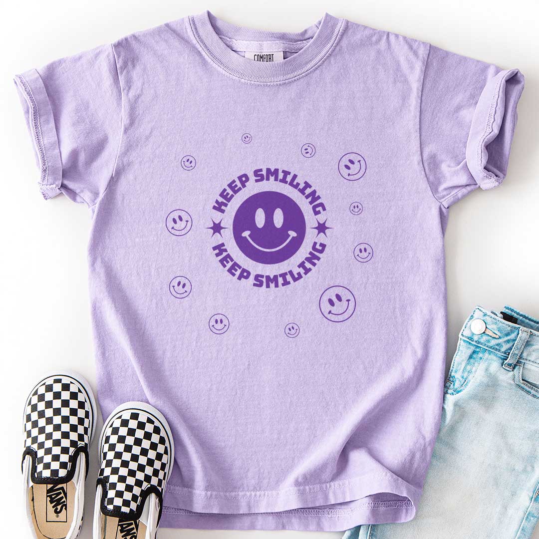 Keep Smiling Youth Tee for Happy Little Trendsetters
