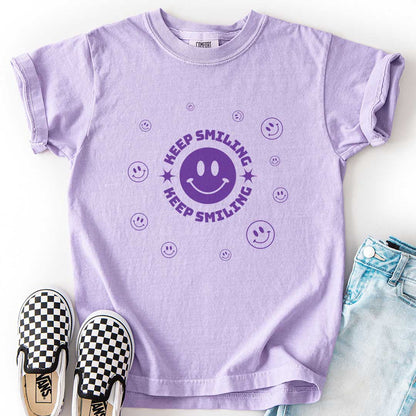 Keep Smiling Youth Tee for Happy Little Trendsetters