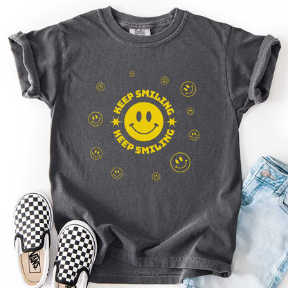 Keep Smiling Youth Tee for Happy Little Trendsetters