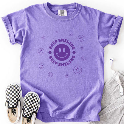 Keep Smiling Youth Tee for Happy Little Trendsetters