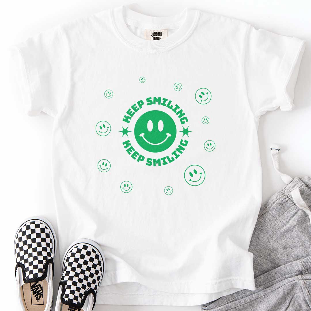 Keep Smiling Youth Tee for Happy Little Trendsetters