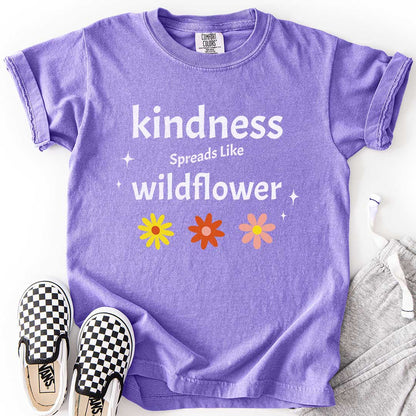 Kindness Spreads Like Wildflower Youth Tee