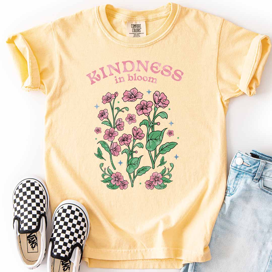 Kindness in Bloom Kids T-Shirt