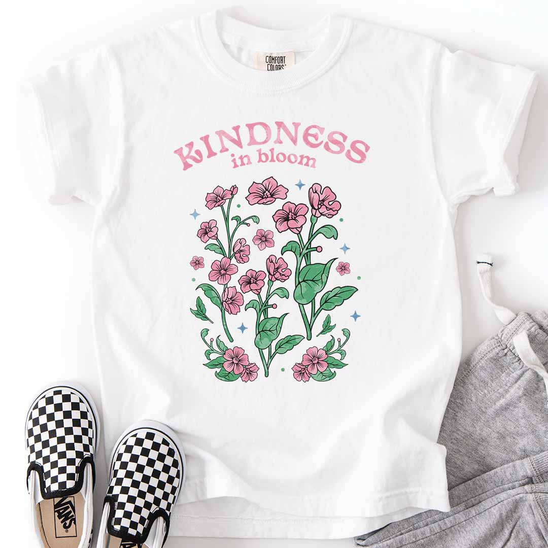 Kindness in Bloom Kids T-Shirt
