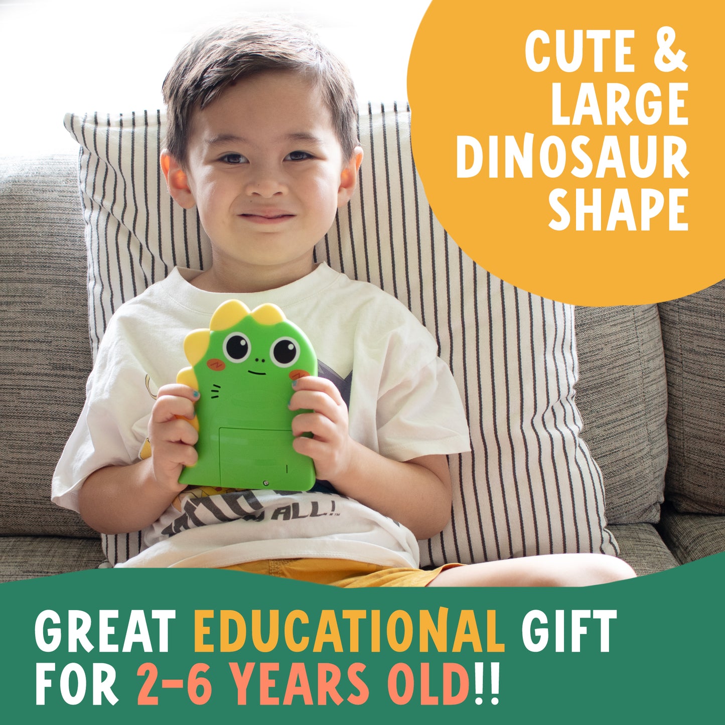 Dinosaur Talking Flash Cards for Kids – Educational Flashcards Reader