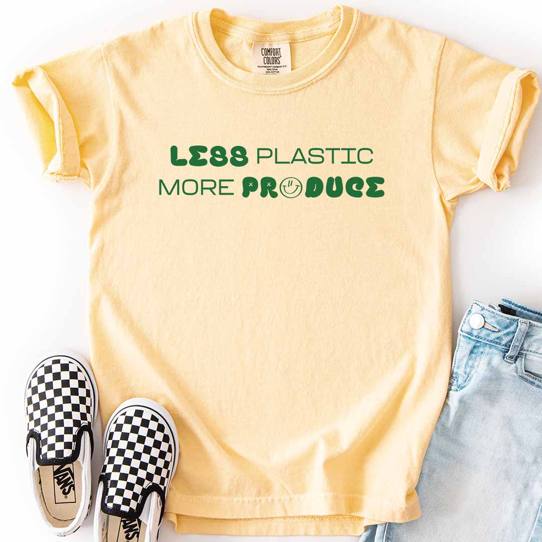 Less Plastic More Produce Kids T-Shirt