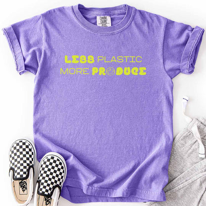 Less Plastic More Produce Kids T-Shirt
