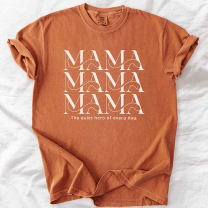 MAMA MAMA MAMA T-Shirt – Minimalist Tee for Moms