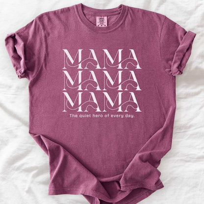 MAMA MAMA MAMA T-Shirt – Minimalist Tee for Moms