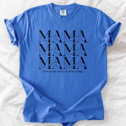 MAMA MAMA MAMA T-Shirt – Minimalist Tee for Moms