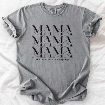 MAMA MAMA MAMA T-Shirt – Minimalist Tee for Moms