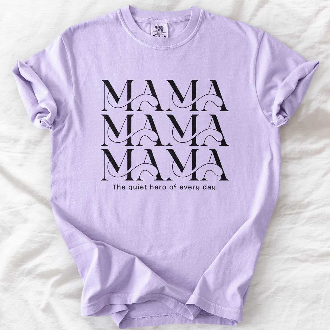 MAMA MAMA MAMA T-Shirt – Minimalist Tee for Moms