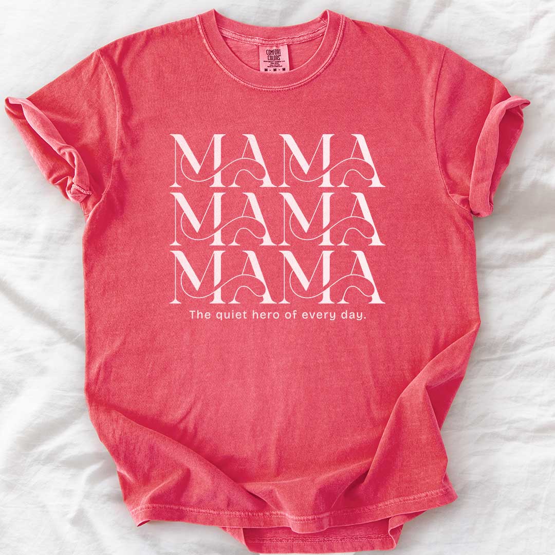 MAMA MAMA MAMA T-Shirt – Minimalist Tee for Moms