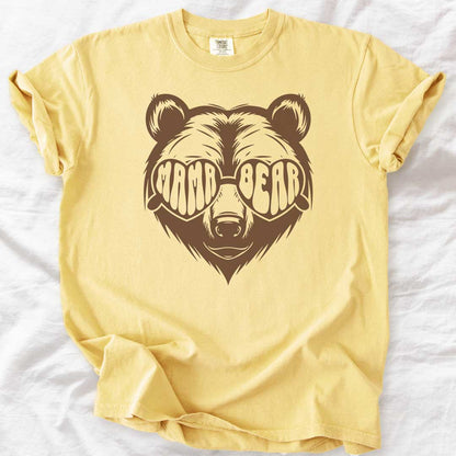 Mama Bear T-Shirt – Cute Family Matching Tee, Vintage Bear Design, Gift for Moms