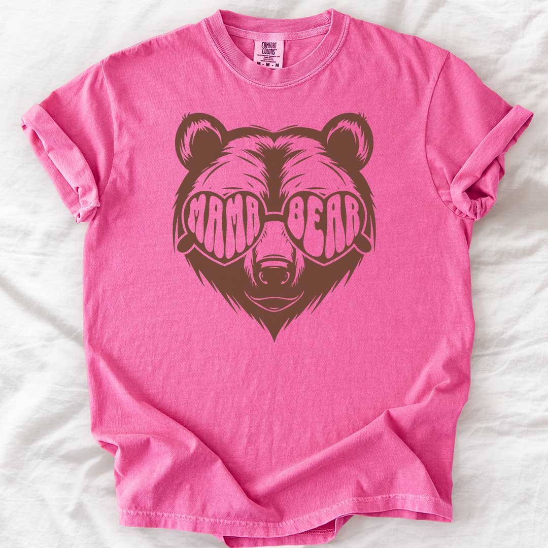 Mama Bear T-Shirt – Cute Family Matching Tee, Vintage Bear Design, Gift for Moms