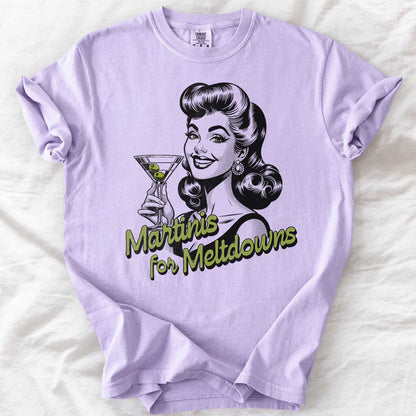 Martinis for Meltdowns T-Shirt
