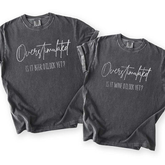 Overstimulated Mom & Dad Tee