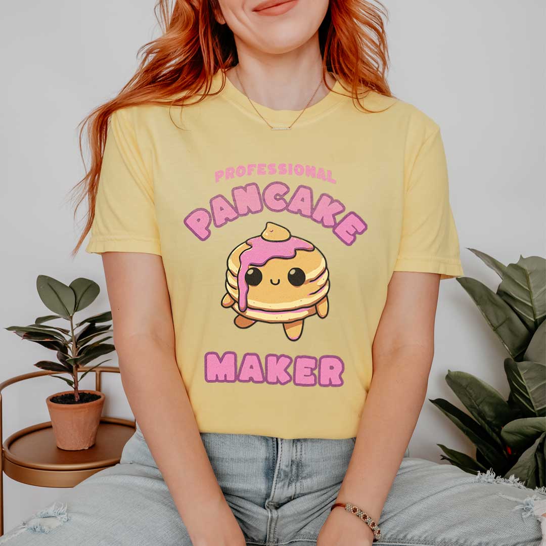 Cute Pancake Maker T-Shirt - Funny Breakfast Shirt, Cute Mom Gift, Brunch Lover Tee, Family Matching Clothing