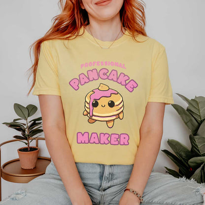 Cute Pancake Maker T-Shirt - Funny Breakfast Shirt, Cute Mom Gift, Brunch Lover Tee, Family Matching Clothing