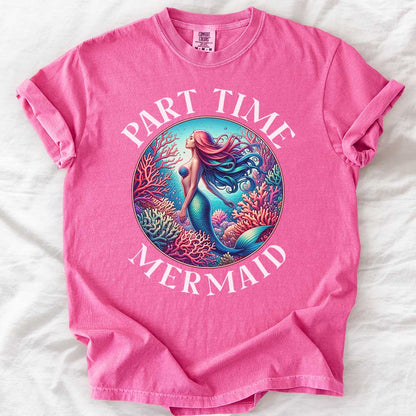 Part-Time Mermaid Vintage Mom T-Shirt