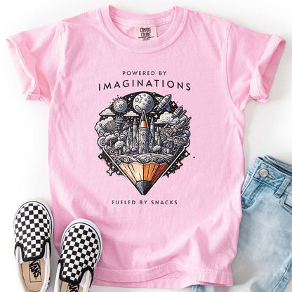 Powered by Imaginations – Adventure Youth T-Shirt