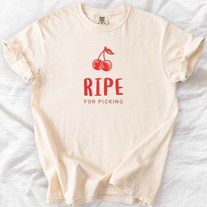 Ripe for Picking – Playful Vintage Cherry Graphic Tee