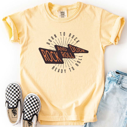 Born to Rock, Ready to Roll, Rock and Roll Dude Youth T-Shirt