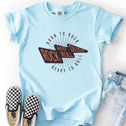 Born to Rock, Ready to Roll, Rock and Roll Dude Youth T-Shirt