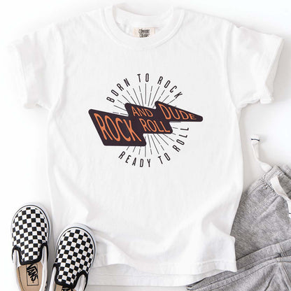 Born to Rock, Ready to Roll, Rock and Roll Dude Youth T-Shirt
