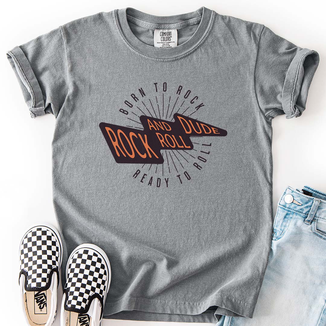 Born to Rock, Ready to Roll, Rock and Roll Dude Youth T-Shirt