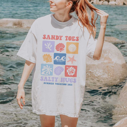 Sandy Toes Salty Hugs T-Shirt