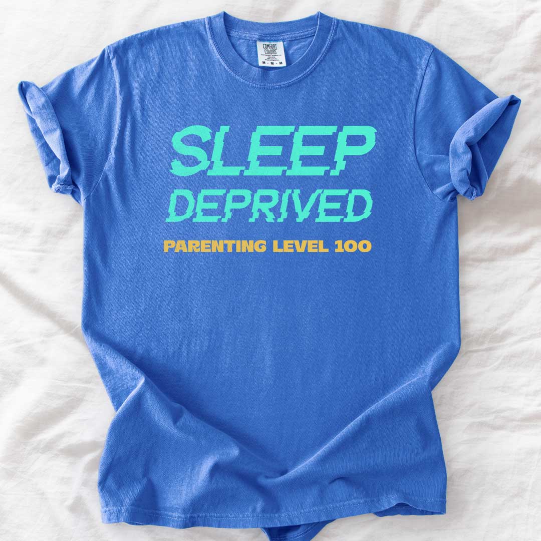 Sleep Deprived – Parenting Level 100 T-Shirt