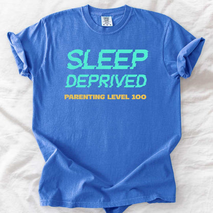 Sleep Deprived – Parenting Level 100 T-Shirt