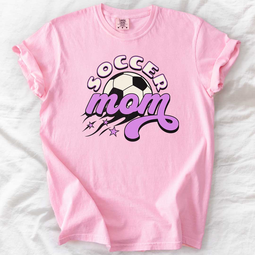 Soccer Mom – Retro Comfort Colors® T-Shirt