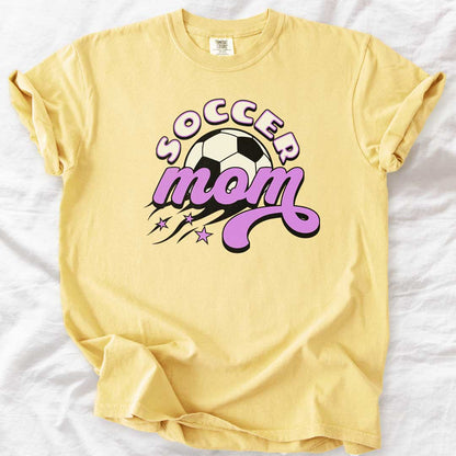 Soccer Mom – Retro Comfort Colors® T-Shirt