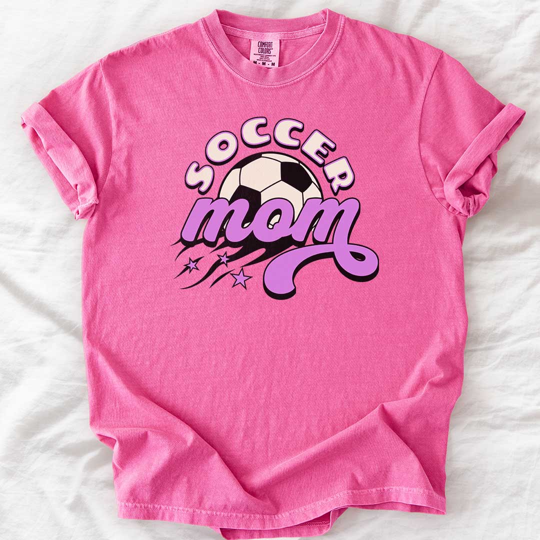 Soccer Mom – Retro Comfort Colors® T-Shirt