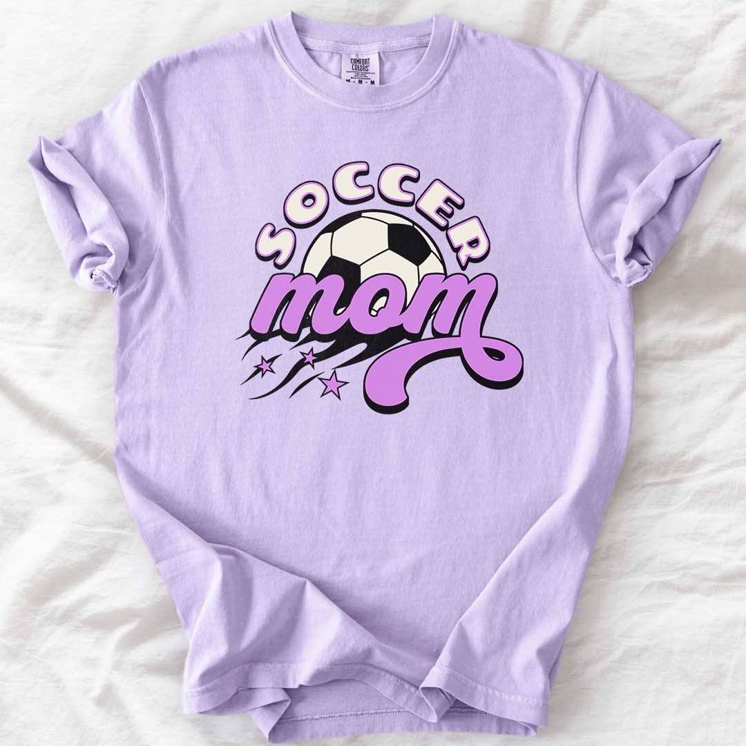 Soccer Mom – Retro Comfort Colors® T-Shirt