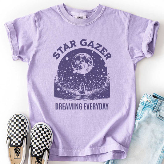 Star Gazer Dreaming Everyday Youth Tee for Little Dreamers
