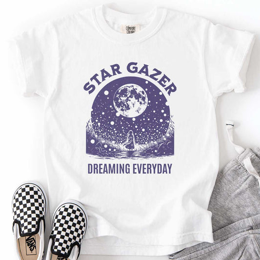 Star Gazer Dreaming Everyday Youth Tee for Little Dreamers