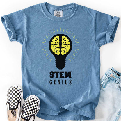 Youth STEM Genius Midweight Tee for Young Innovators