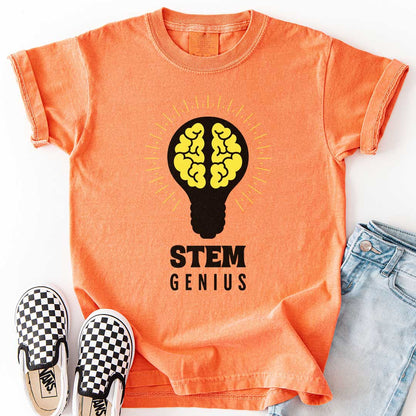 Youth STEM Genius Midweight Tee for Young Innovators