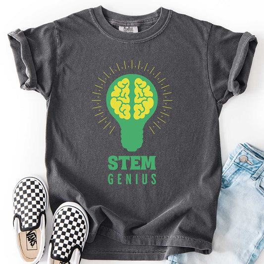 Youth STEM Genius Midweight Tee for Young Innovators