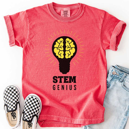 Youth STEM Genius Midweight Tee for Young Innovators