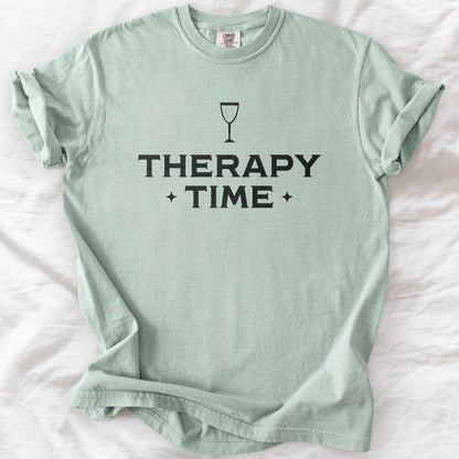 Therapy Time – Champagne Graphic Comfort Colors® T-Shirt