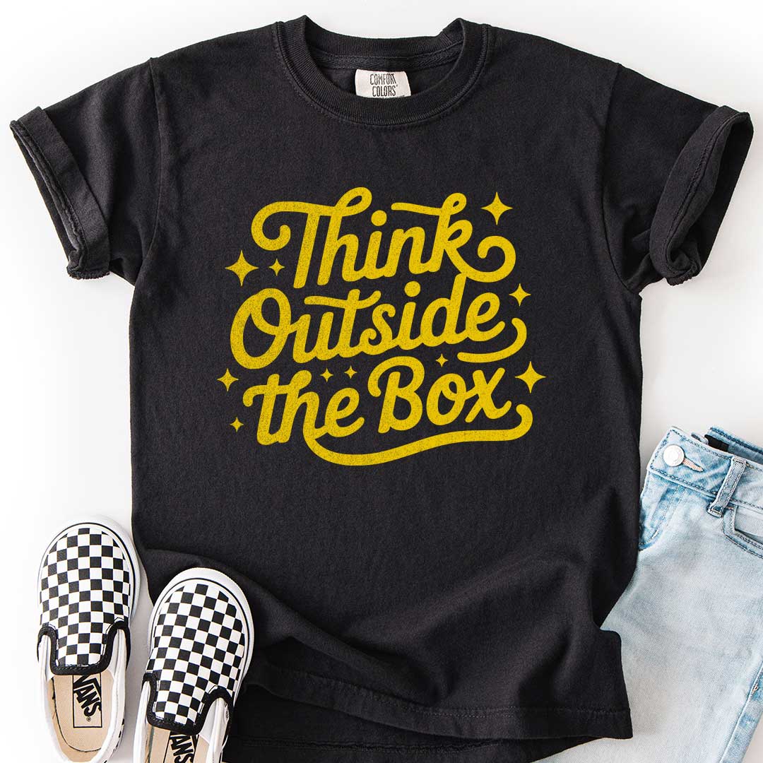 Think Outside the Box – Creative Mindset Youth T-Shirt
