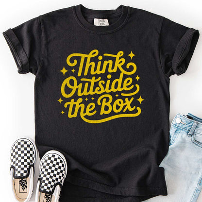 Think Outside the Box – Creative Mindset Youth T-Shirt