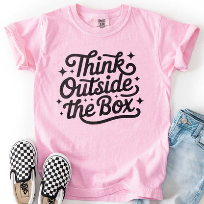 Think Outside the Box – Creative Mindset Youth T-Shirt