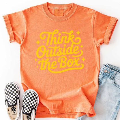 Think Outside the Box – Creative Mindset Youth T-Shirt